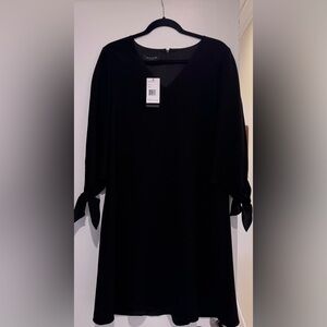 Lafayette 148 New York Black Long Sleeve Dress